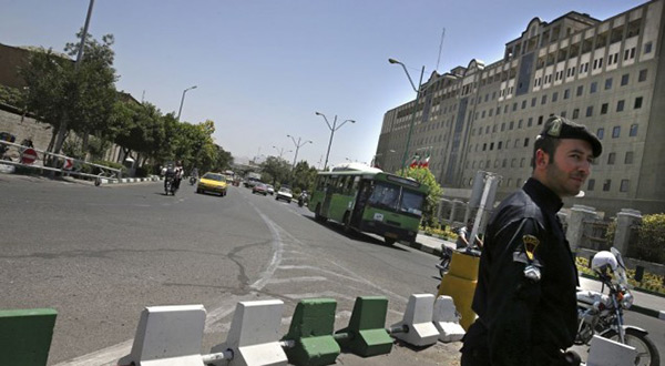 Tehran crime scene