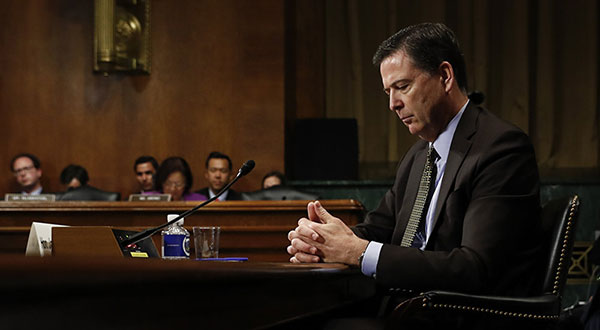 Comey Could Face 35 Years in Jail for Trump Leaks