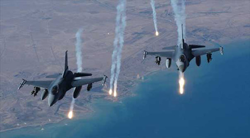 US-Led Coalition fighter jets