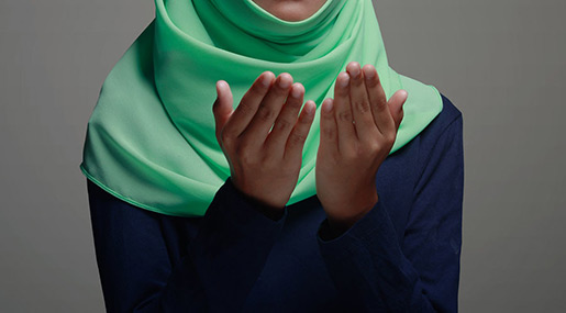 Muslim praying