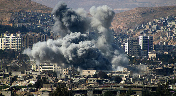 Syrian Special Forces Blow up Nusra Tunnels in Damascus Suburb Syrian Special Forces Blow up Nusra Tunnels in Damascus Suburb
