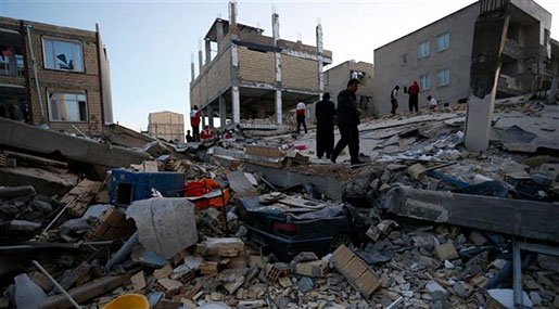 Iran-Iraq Earthquake: More than 450 People Killed 
