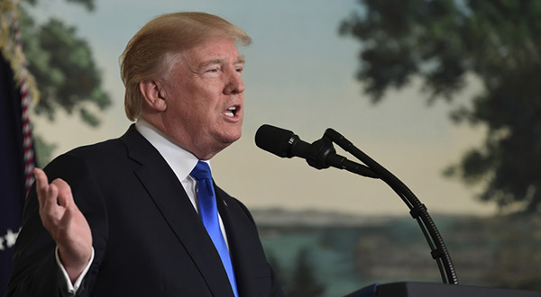 US President Donald Trump