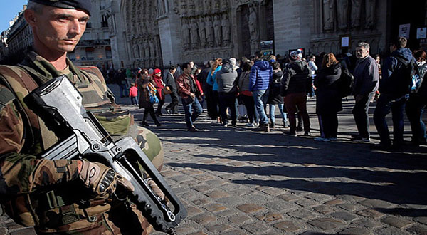 Arrest after Man ‘Referenced Daesh' in Assault on Troop Patrolling Paris Arrest after Man ‘Referenced Daesh’ in Assault on Troop Patrolling Paris