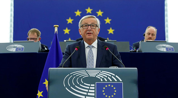 European Commission President Jean-Claude Juncker addresses the European Parliament 