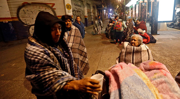 Mexican earthquake victims