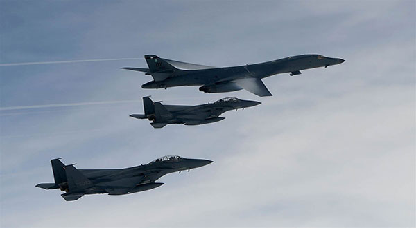 After US Bomber Flyby, N Korean Jets Are Ready for Combat After US Bomber Flyby, N Korean Jets Are Ready for Combat