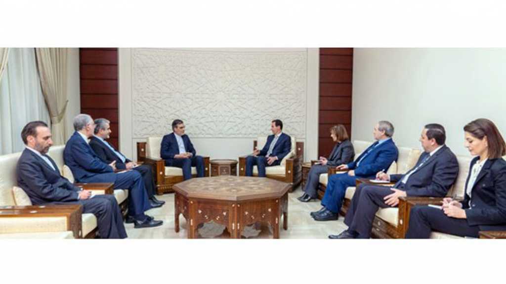 Al-Assad Receives Ansari: For a Political Process Led by Syrians
