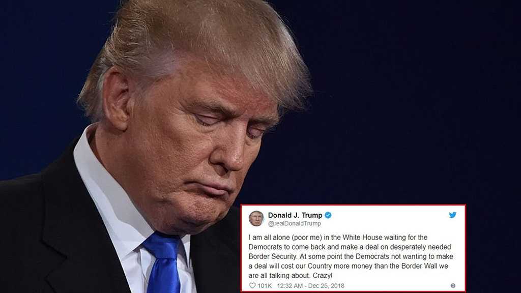 Bored Trump Tweets Up Storm During Christmas Shutdown