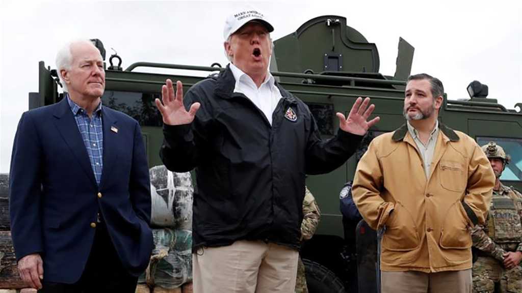 Trump Visits Border amid US Shutdown Wall Row