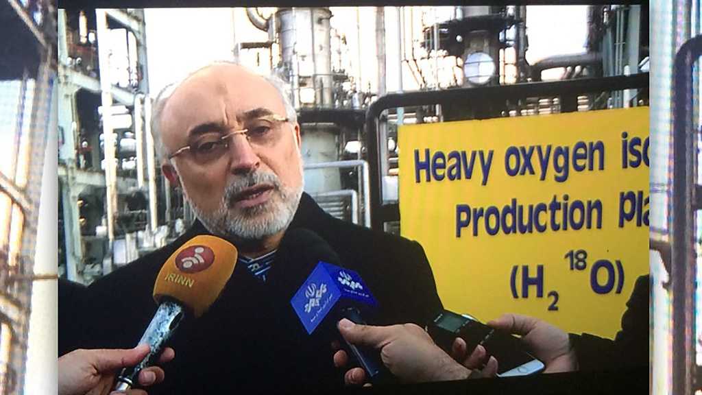 AEOI Chief: Iran Produces Oxygen 18 With 97% Purity in Arak Plant