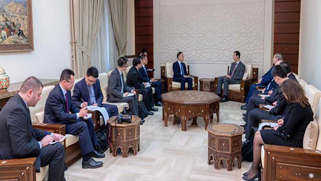 Assad Receives China’s Assistant Foreign Minister, Affirms Need to Bolster Cooperation