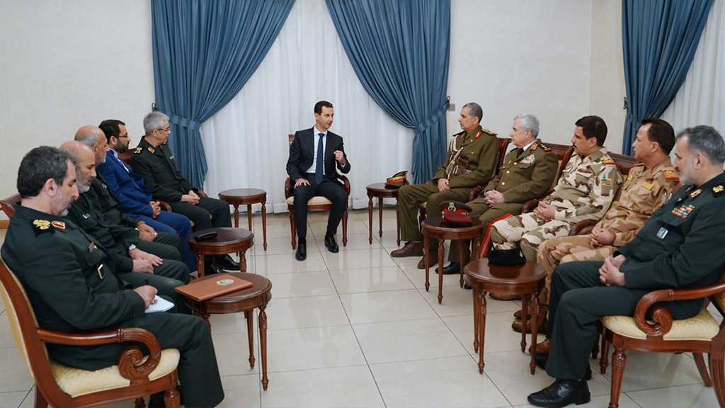 Assad Stresses Iran, Iraq, Syria Bound by Battlefield Blood