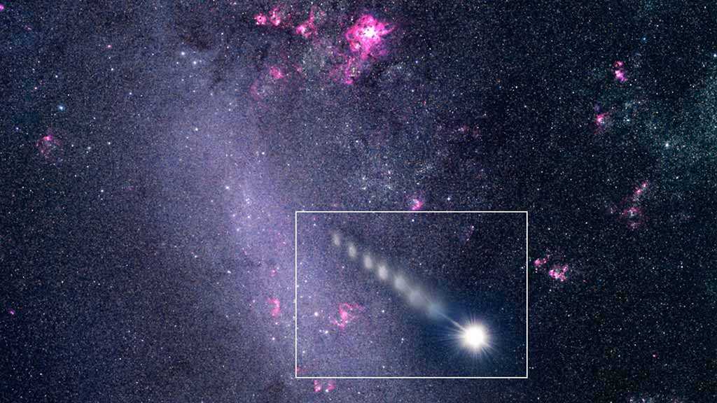 Astronomers Discover «Cannonball» Neutron Star Zooming Through Milky