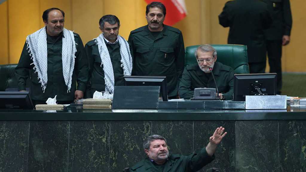 In Solidarity, Iran Parliament Assembles in IRGC Uniforms: US Decision Sign of Idiocy
