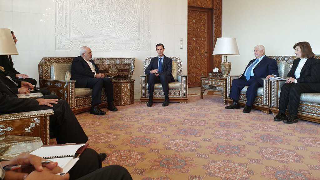 Zarif Meets Assad in Damascus