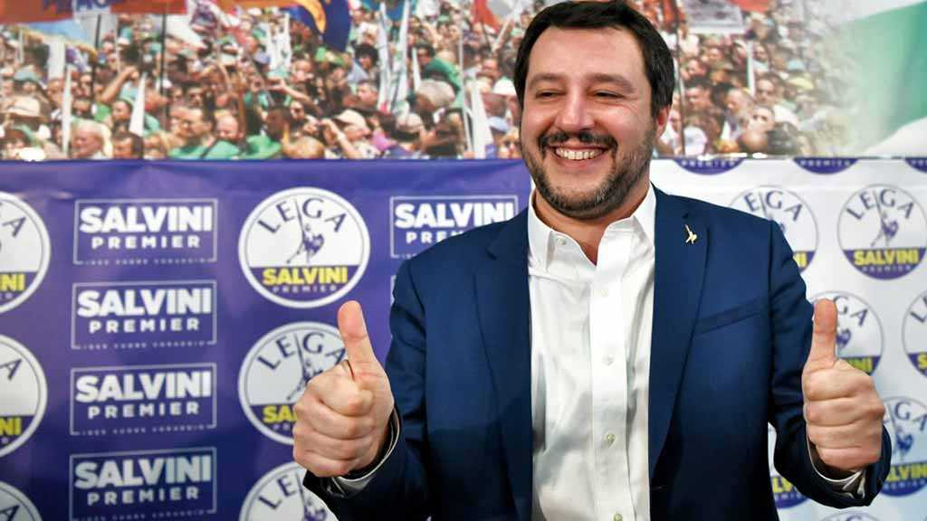 Italy’s League Threatens to Bring Down Gov’t - 5-Star Movement Head