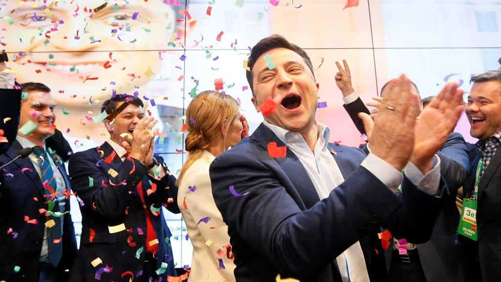 Ukraine’s President-In-Waiting Zelensky Vows to End Conflict in Donbass