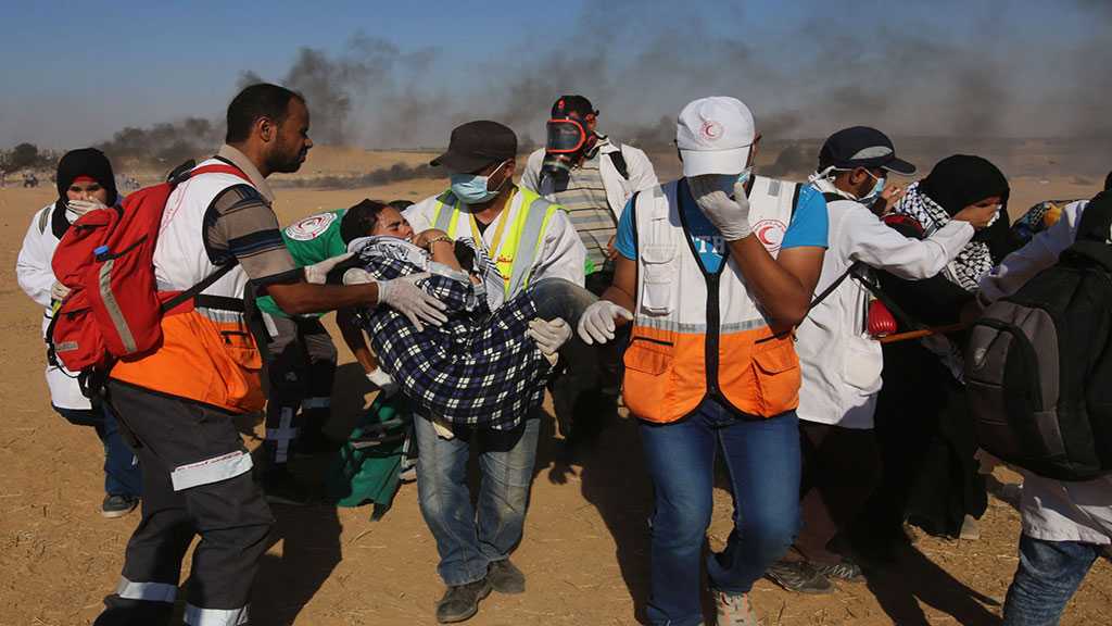 “Israeli” Forces Attack Palestinian Protesters, Injure 46 Including Medics