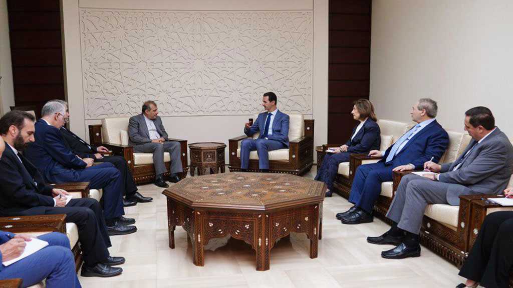 Assad Stresses Syria Will Support Iran against All Threats, Acts of Aggression