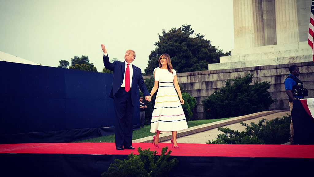 Melania Trump Mocked Online for Outfit at 4th of July Parade