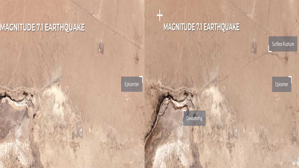 Satellite Image Reveals Large Fissure Caused by Powerful California Earthquake