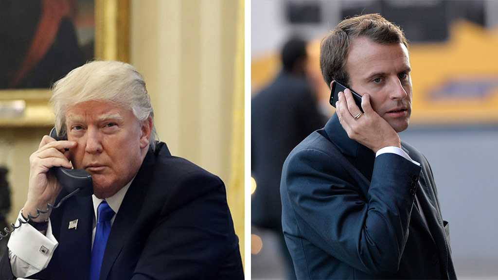 Trump, Macron Hold Phone Talks on Iran