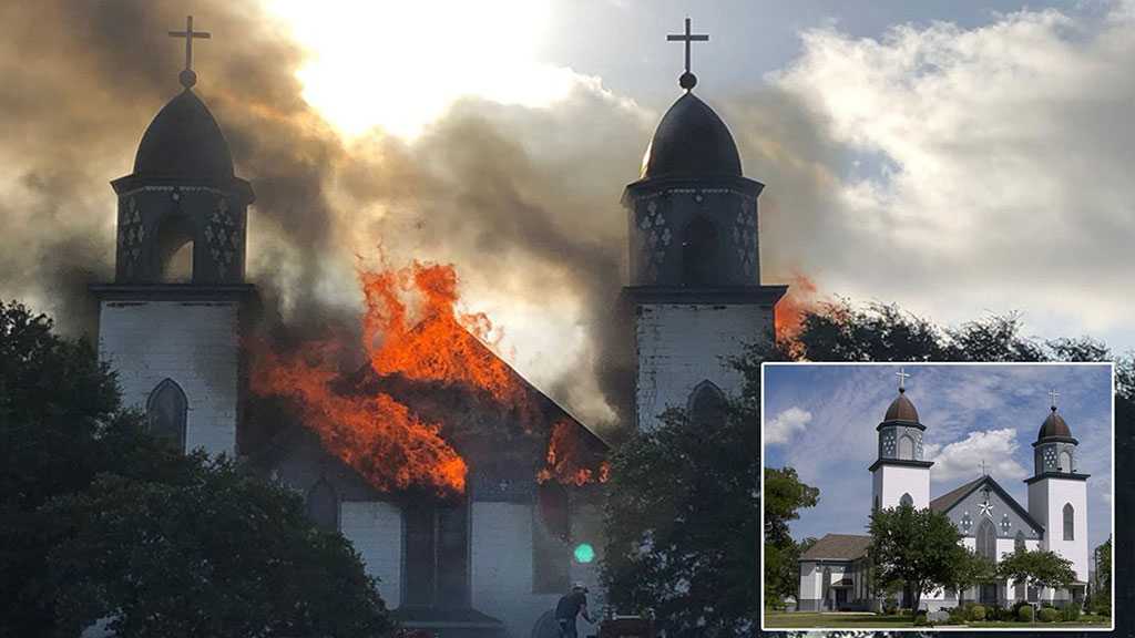 Fire Destroys Historic Church in Central Texas