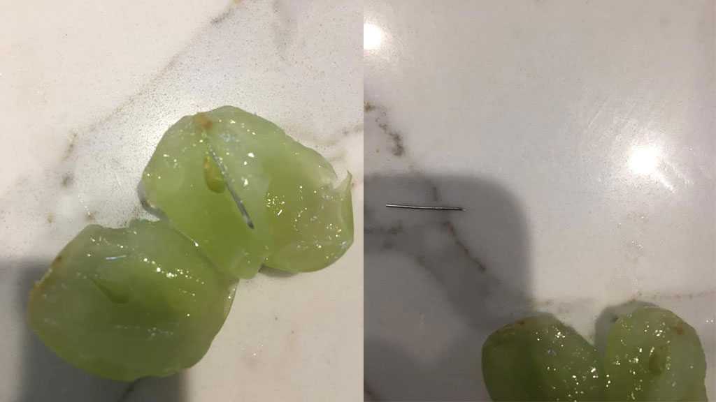 Needle Found in Melbourne Grapes, Investigation Underway