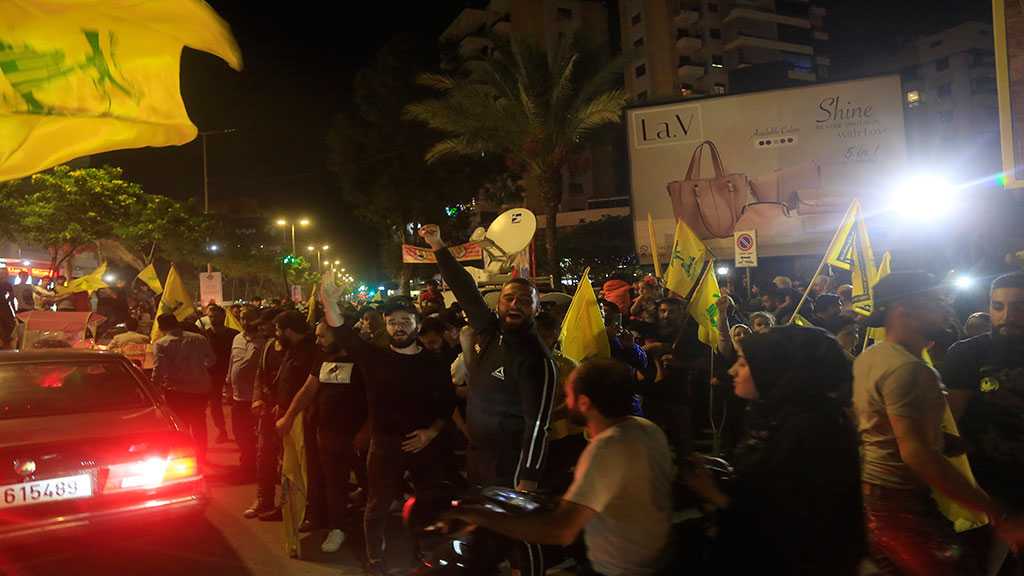 Hezbollah Supporters Take to the Streets in Support of Sayyed Nasrallah’s Speech