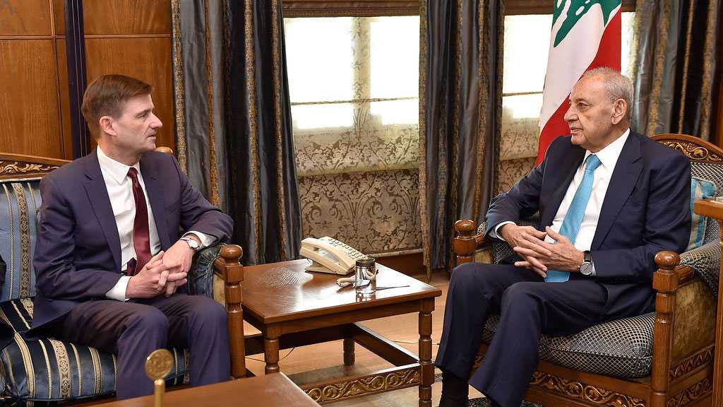 Lebanon’s House Speaker Lectures Hale on ‘Israeli’ Responsibility for Violation of 1701