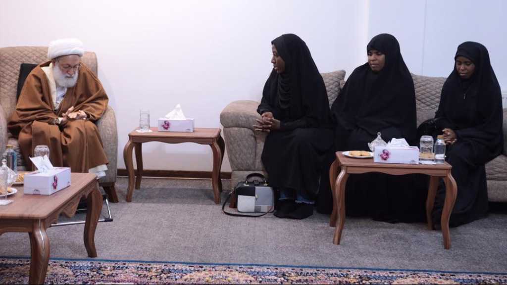 Ayatollah Isa Qassim Receives Sheikh Zakzaky’s Family: He is A School of Sacrifice