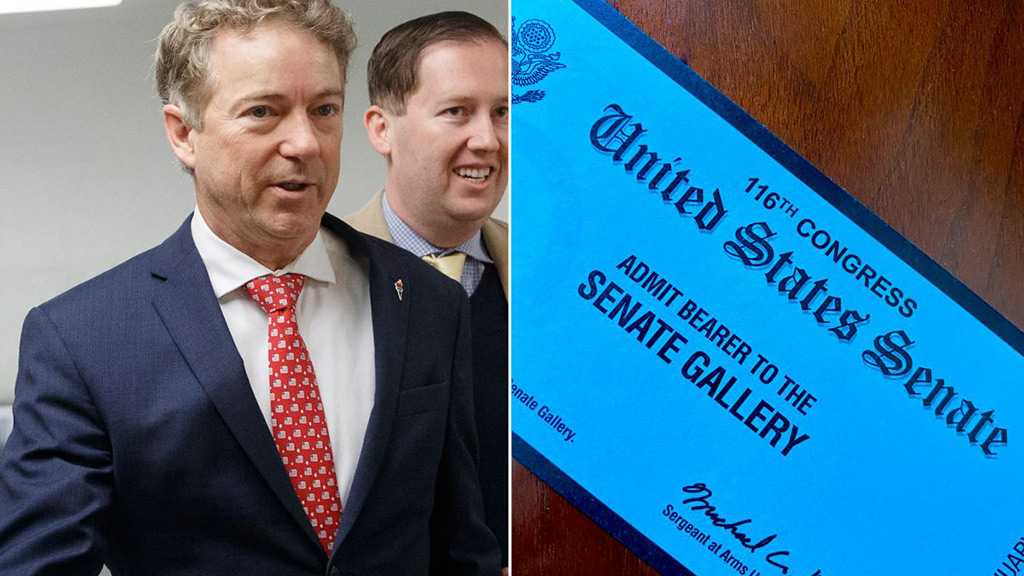 Rand Paul Offers Trump Ticket to Impeachment Trial to See ‘Corrupt Faces’ of Dems