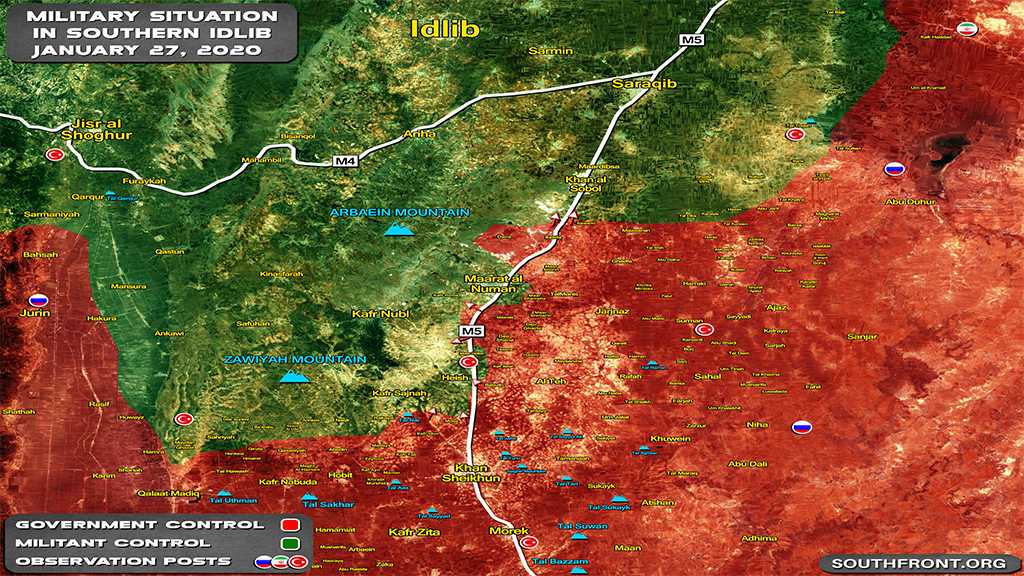 Syrian Army Restores Most of Strategic City of Ma’arrat Al-Nu’man