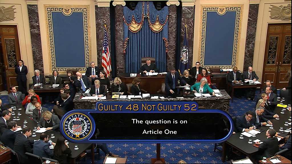 Trump Found Not Guilty by US Senate on Both Articles of Impeachment