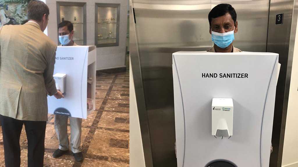 Saudi Aramco Slammed for Human Hand Sanitizer