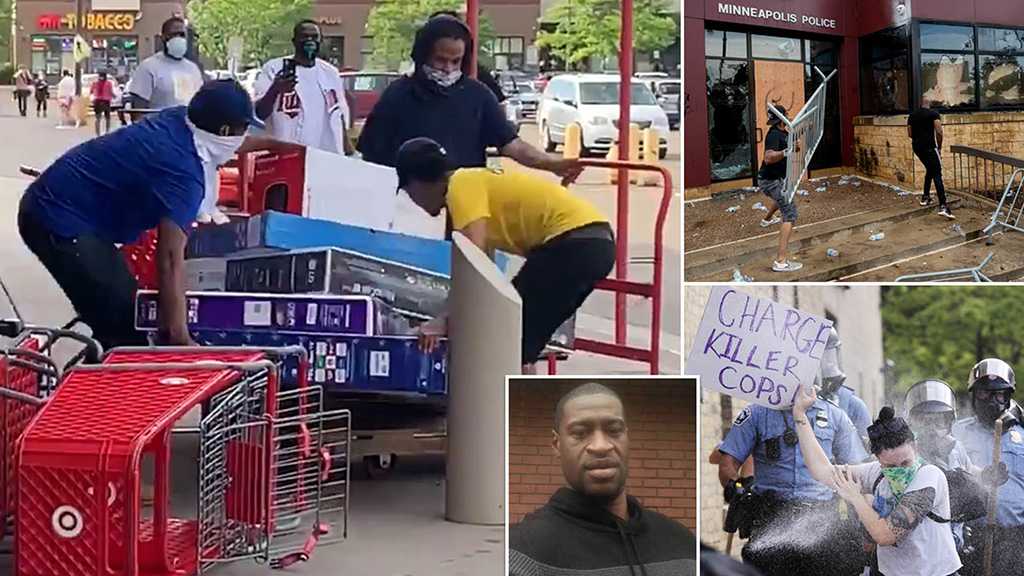 US: Looters Ransack Shops As Minneapolis Descends Into Chaos after Police Killing Of Black Man
