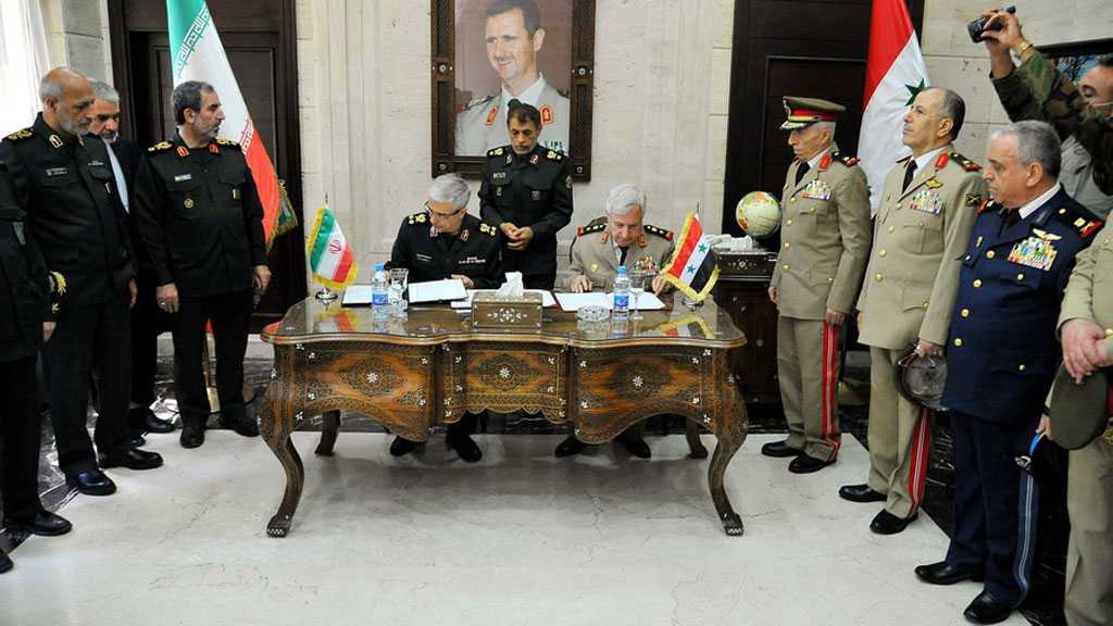 Iran, Syria Sign Agreement to Boost Military, Security Cooperation