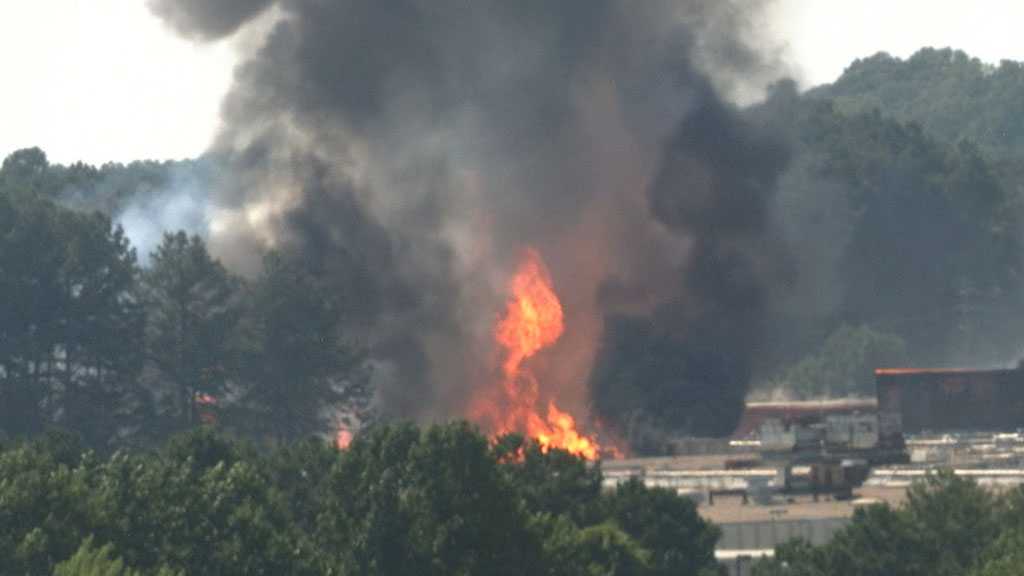 Chemical Plant Goes Up in Flames near Atlanta Airport, No Casualties Reported