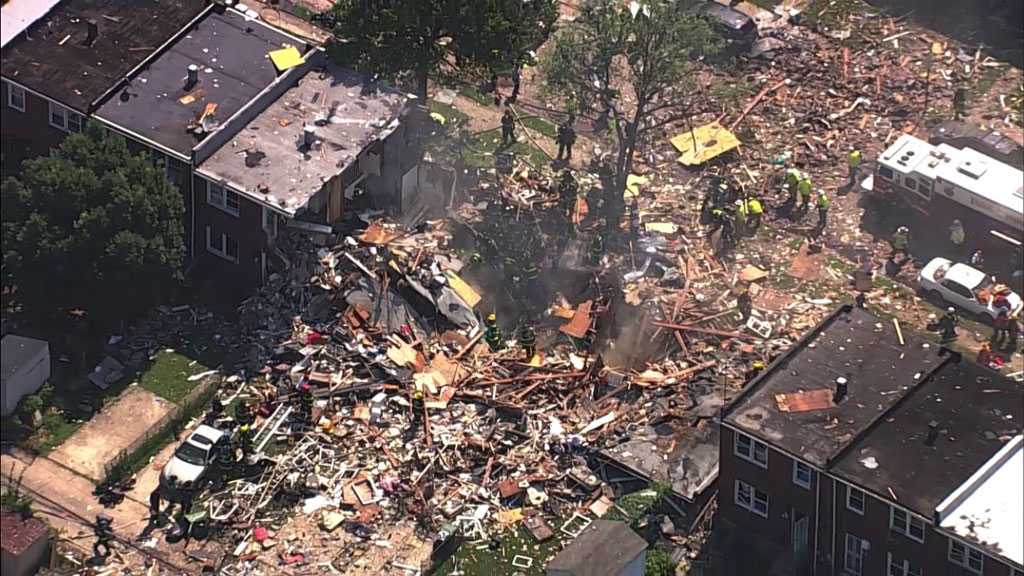 Baltimore: Blast Kills One, Traps Children Inside Homes