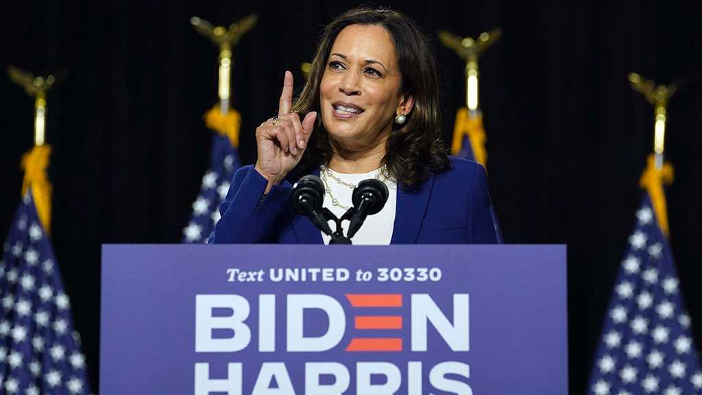 Harris Makes Case against Trump in First Speech as Biden’s Running Mates