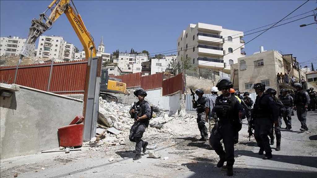 ‘Israeli’ Army Demolishes 8 Palestinian Homes East Ramallah