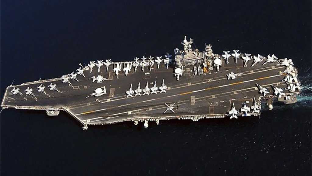 IRGC Naval Drone Detects US Carrier Strike Group near Hormuz Strait