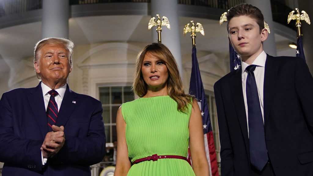 Melania Trump Reveals Son Barron Tested Positive for COVID-19