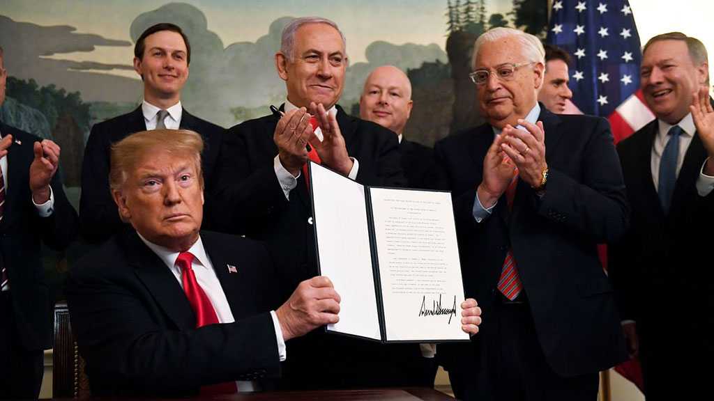 “Israel” Says US Will Now Fund “Israeli” Research Projects in WB, Golan