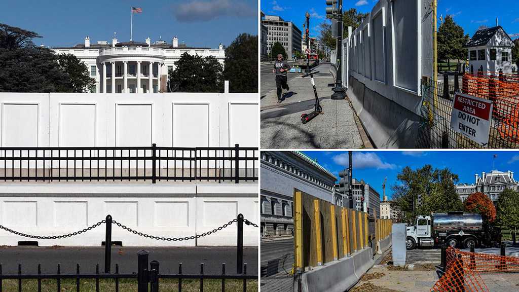 White House Barricaded Over Fears of Unrest