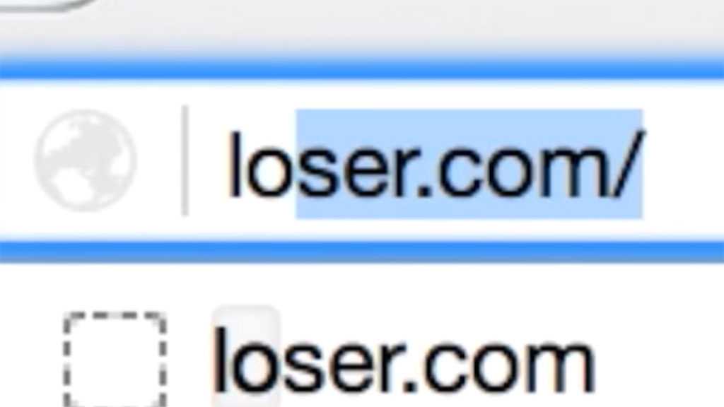 Loser.com Redirects to Trump’s Wikipedia Page