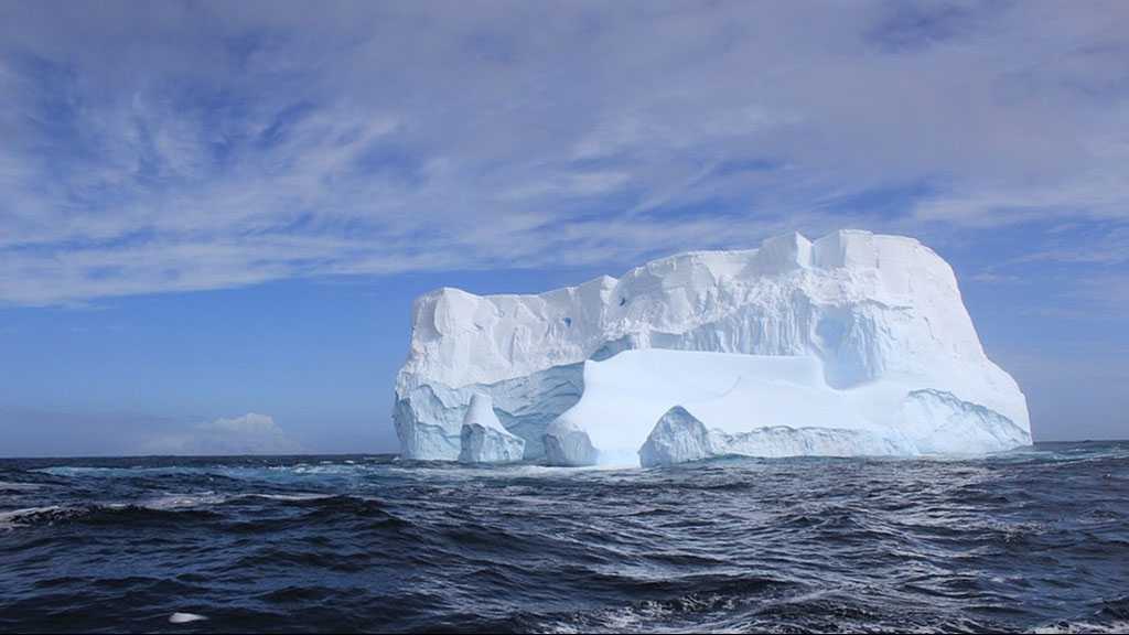 Huge Iceberg Breaks Near South Atlantic Penguin Colony Island