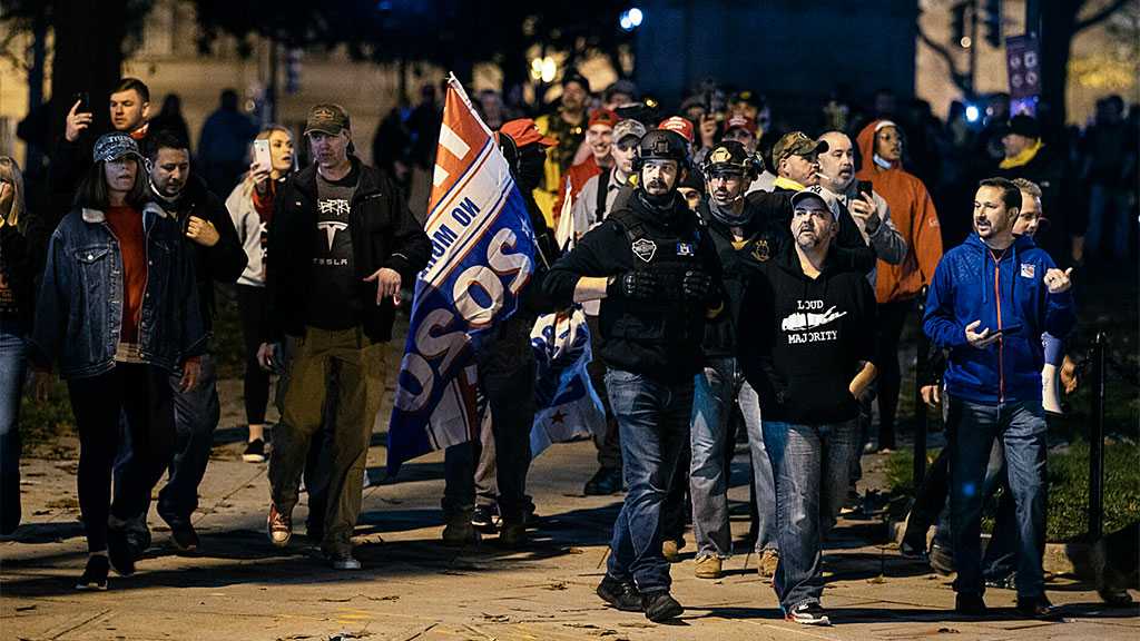 Trump Supporters Clash with DC Police in BLM Plaza Ahead Of ‘Save America’ Rally