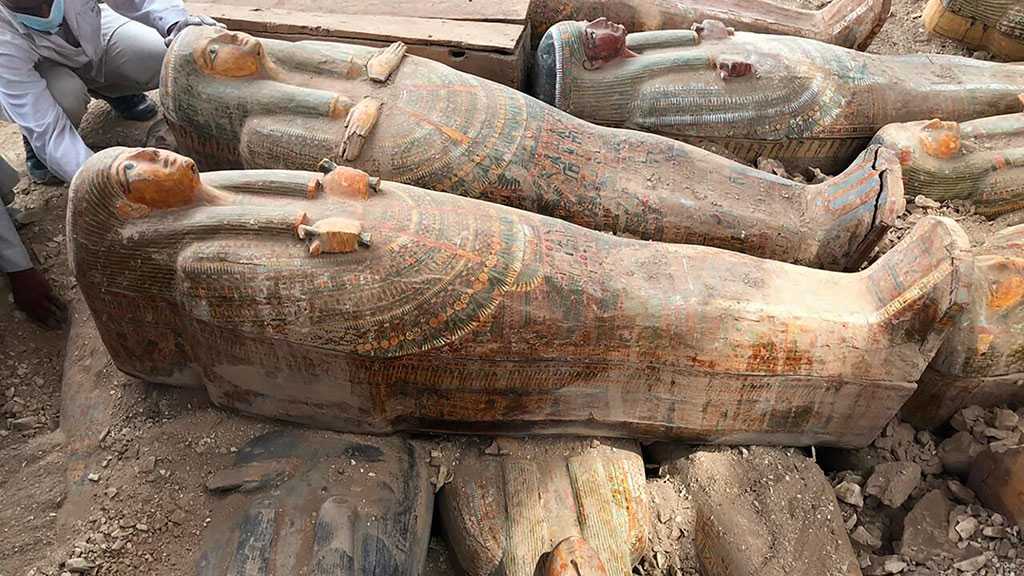 Egyptian Archaeologists Discover 50 Ancient Coffins